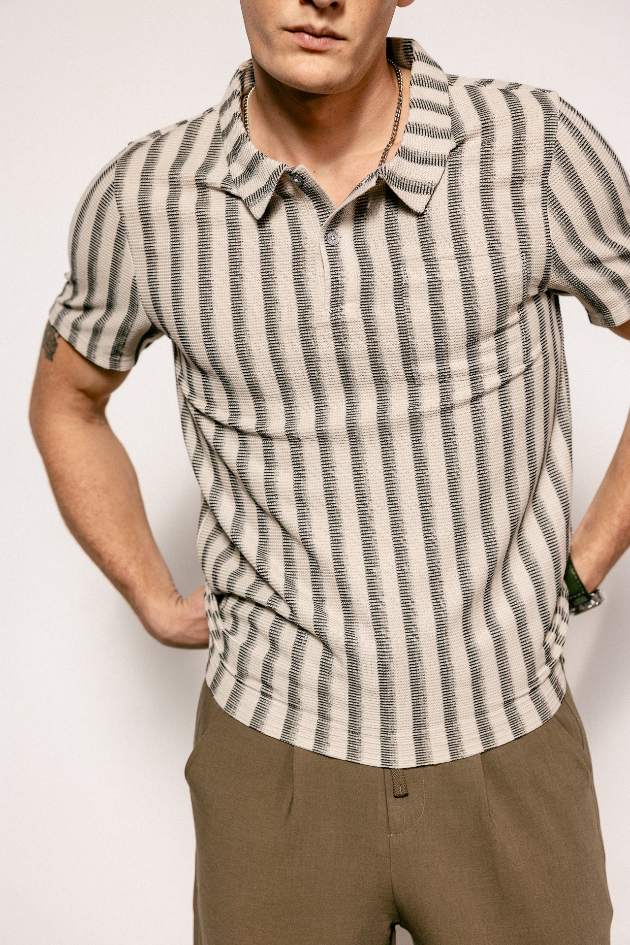 

Mesh-effect polo Men Goro Sand original | Freeman T. Porter