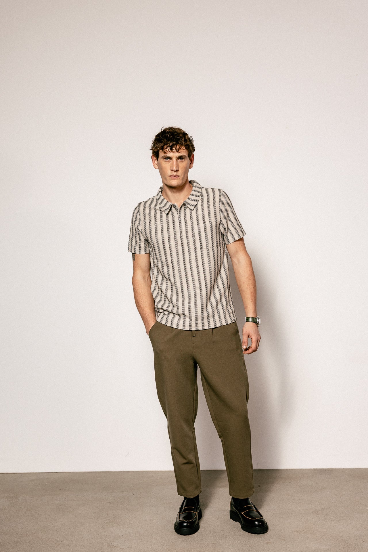 

Mesh-effect polo Men Goro Sand original | Freeman T. Porter
