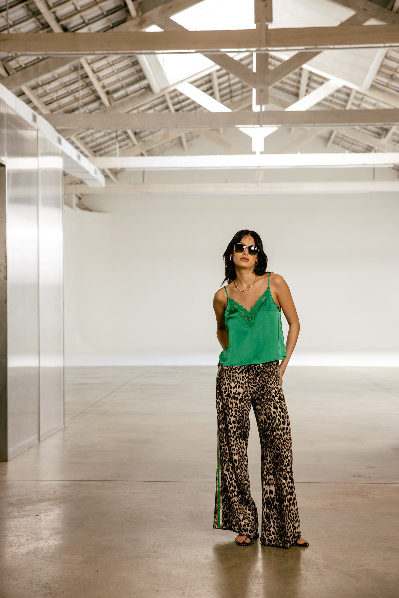 

Caraco avec dentelle Femme Ilay Lace gumdrop green | Freeman T. Porter