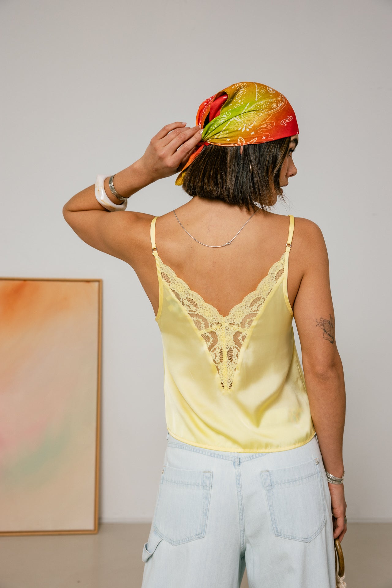 

Caraco avec dentelle Femme Ilay Lace limelight | Freeman T. Porter