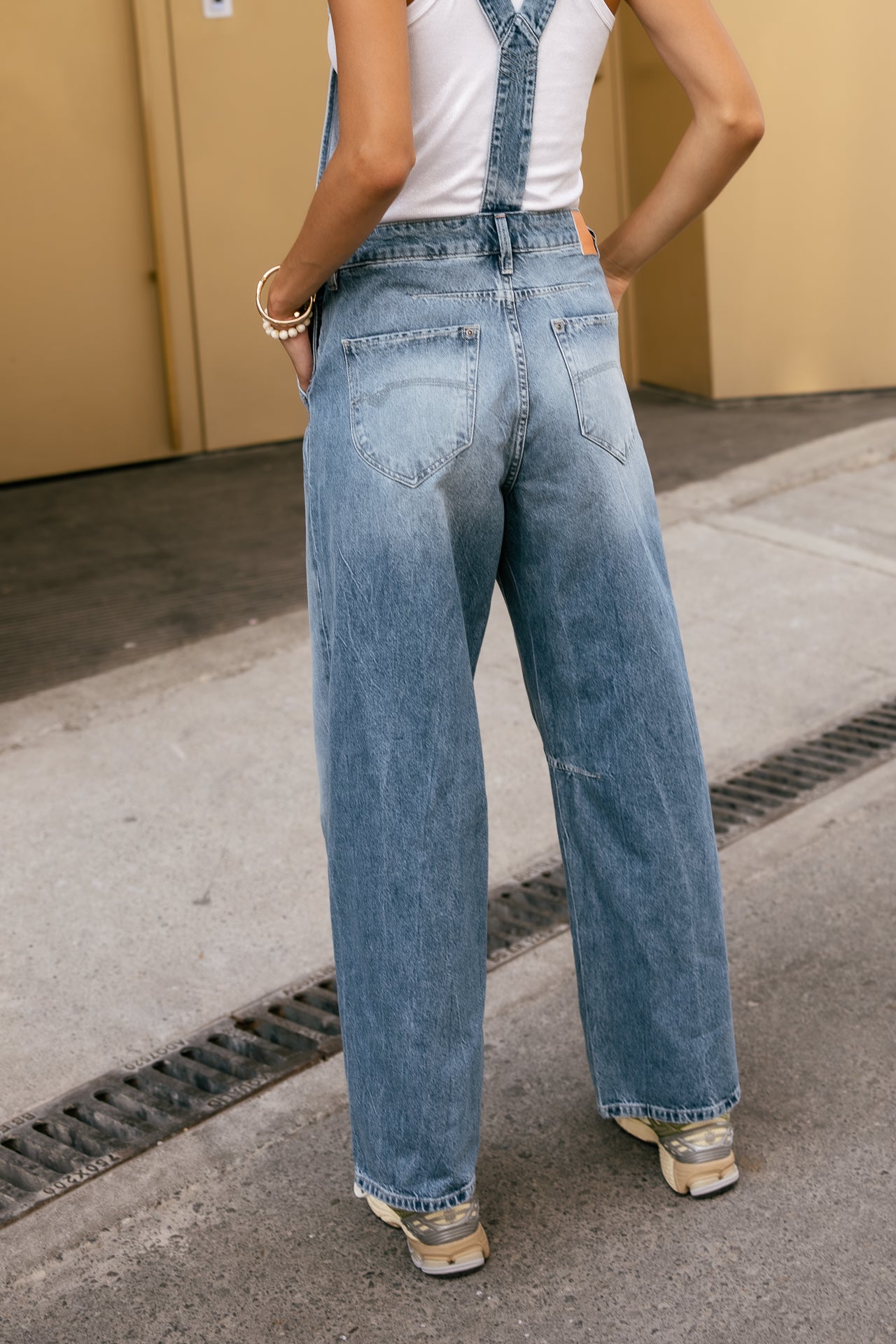 

Salopette barrel Femme Tammy Denim sparkly med | Freeman T. Porter