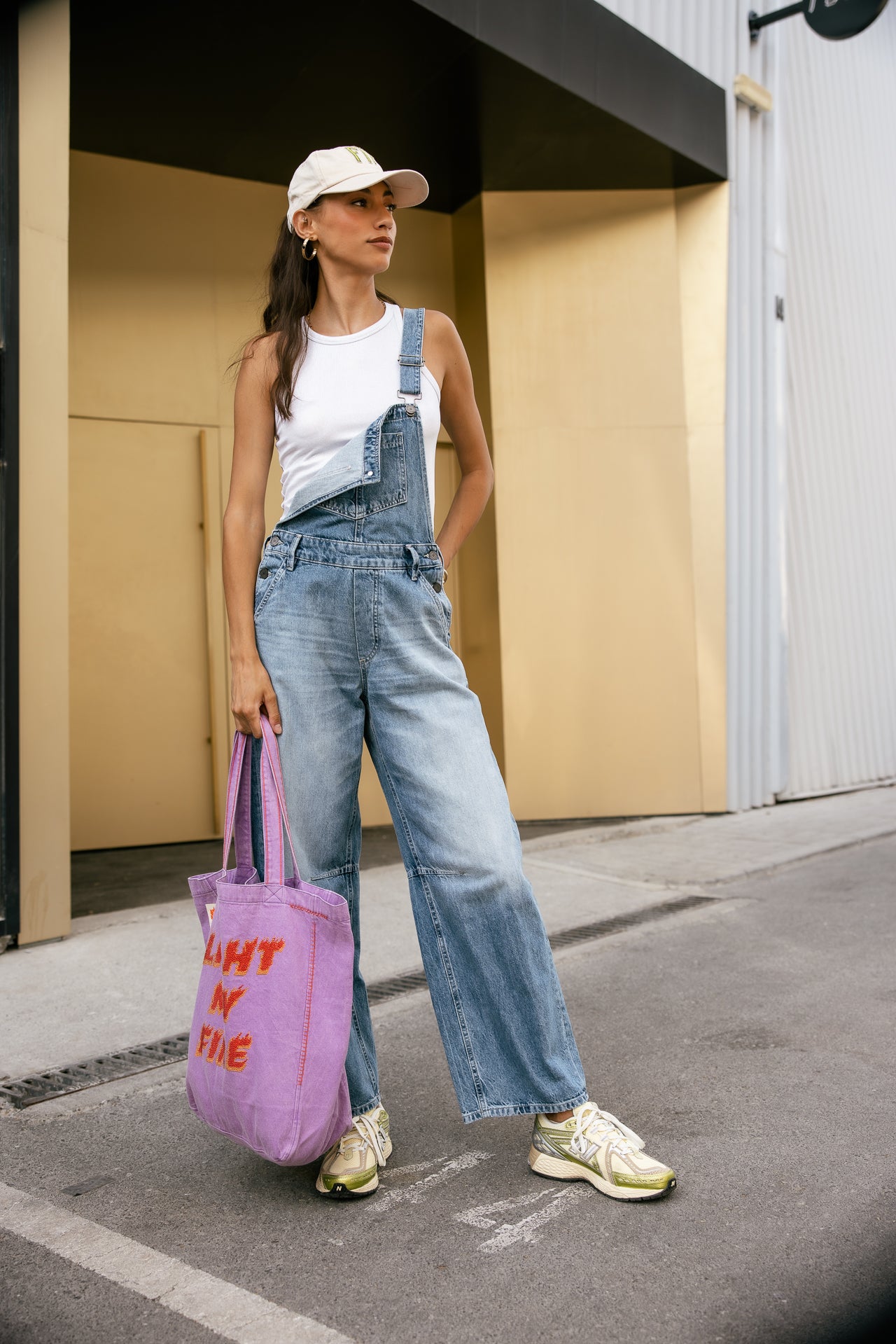 

Salopette barrel Femme Tammy Denim sparkly med | Freeman T. Porter