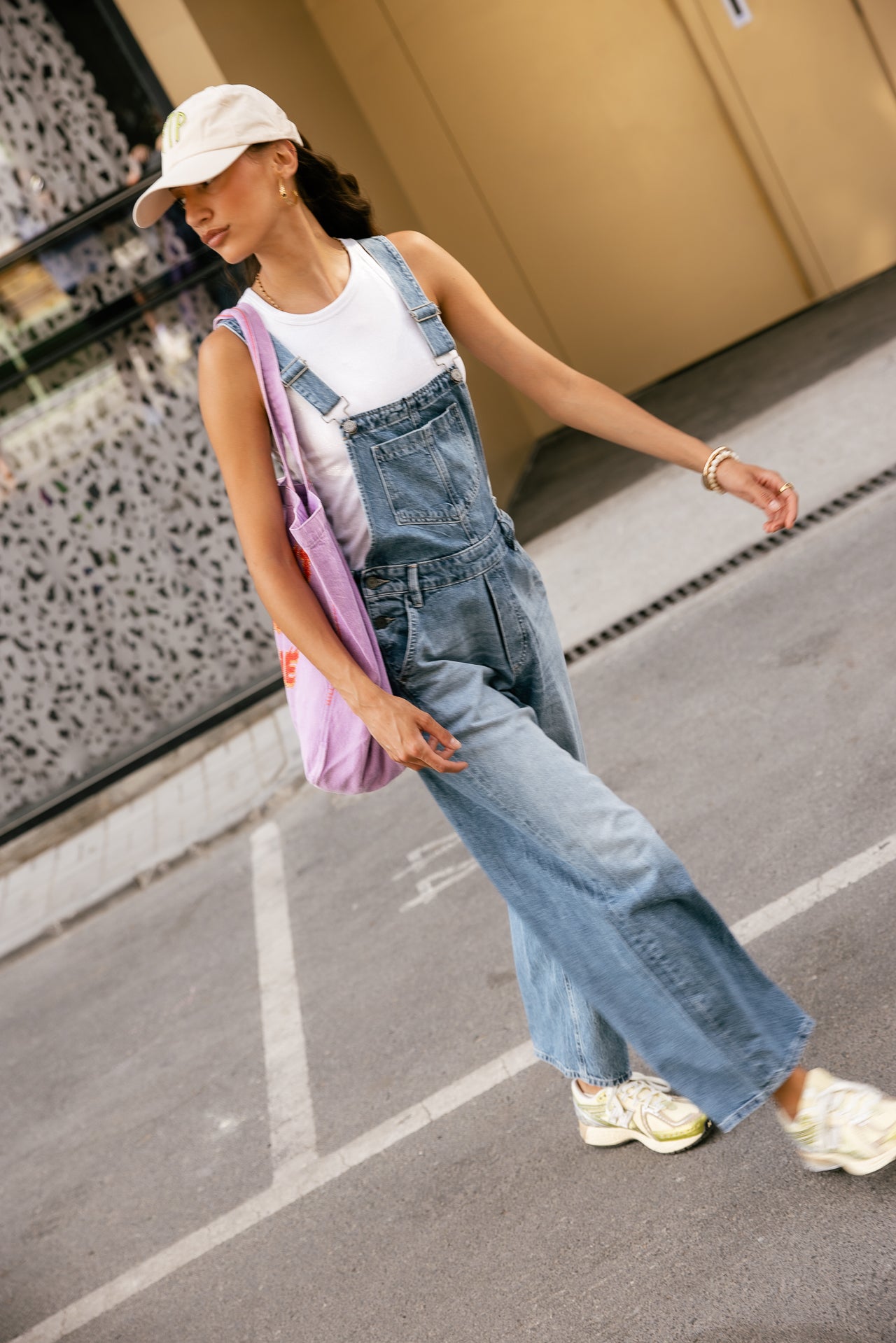 

Salopette barrel Femme Tammy Denim sparkly med | Freeman T. Porter