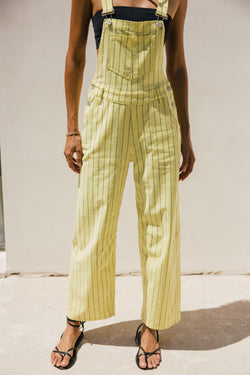 

Salopette mit Barrel-Schnitt und Streifen Damen Tammy Paleole limelight | Freeman T. Porter