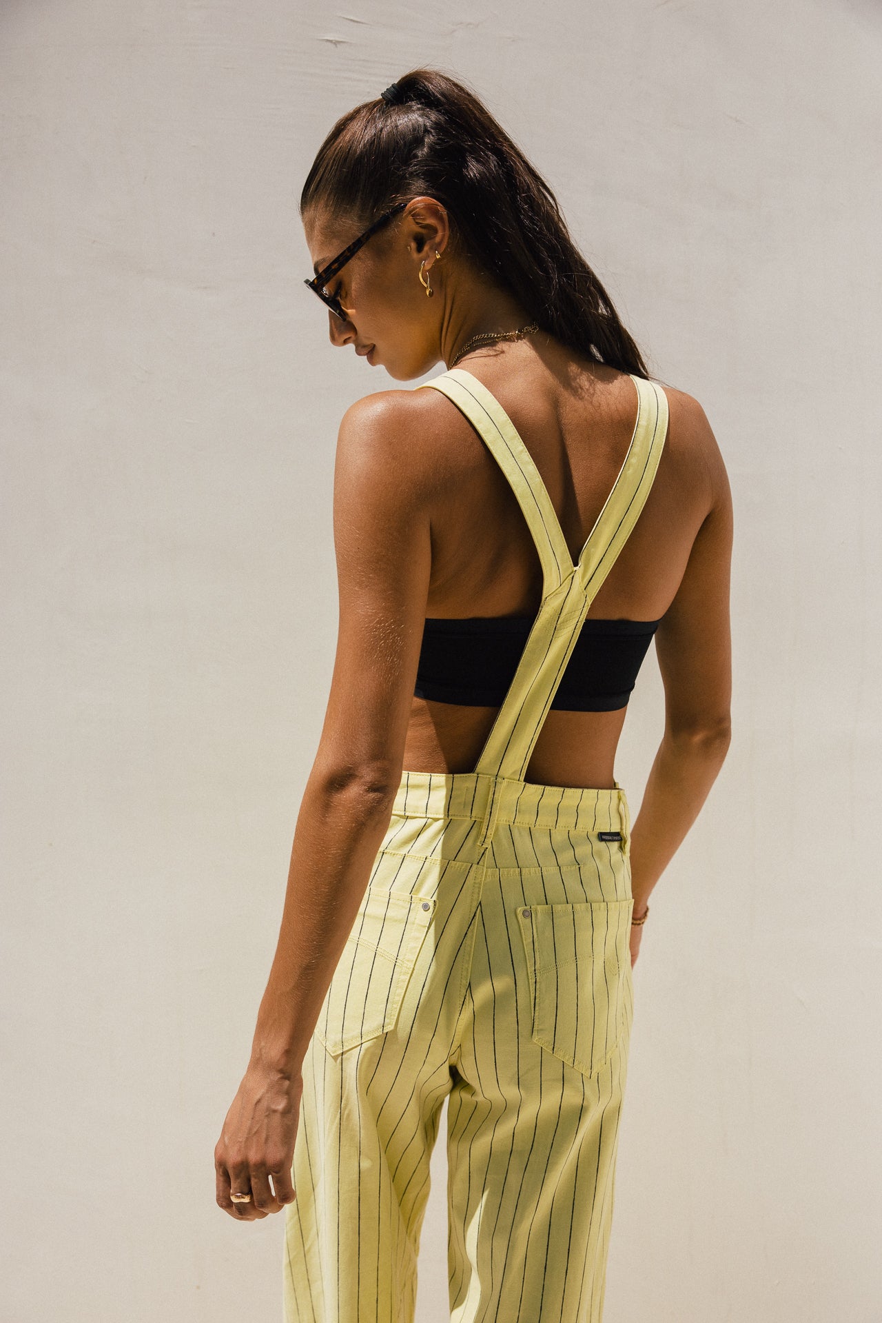 
              

Salopette coupe barrel à rayures Femme Tammy Paleole limelight | Freeman T. Porter
            