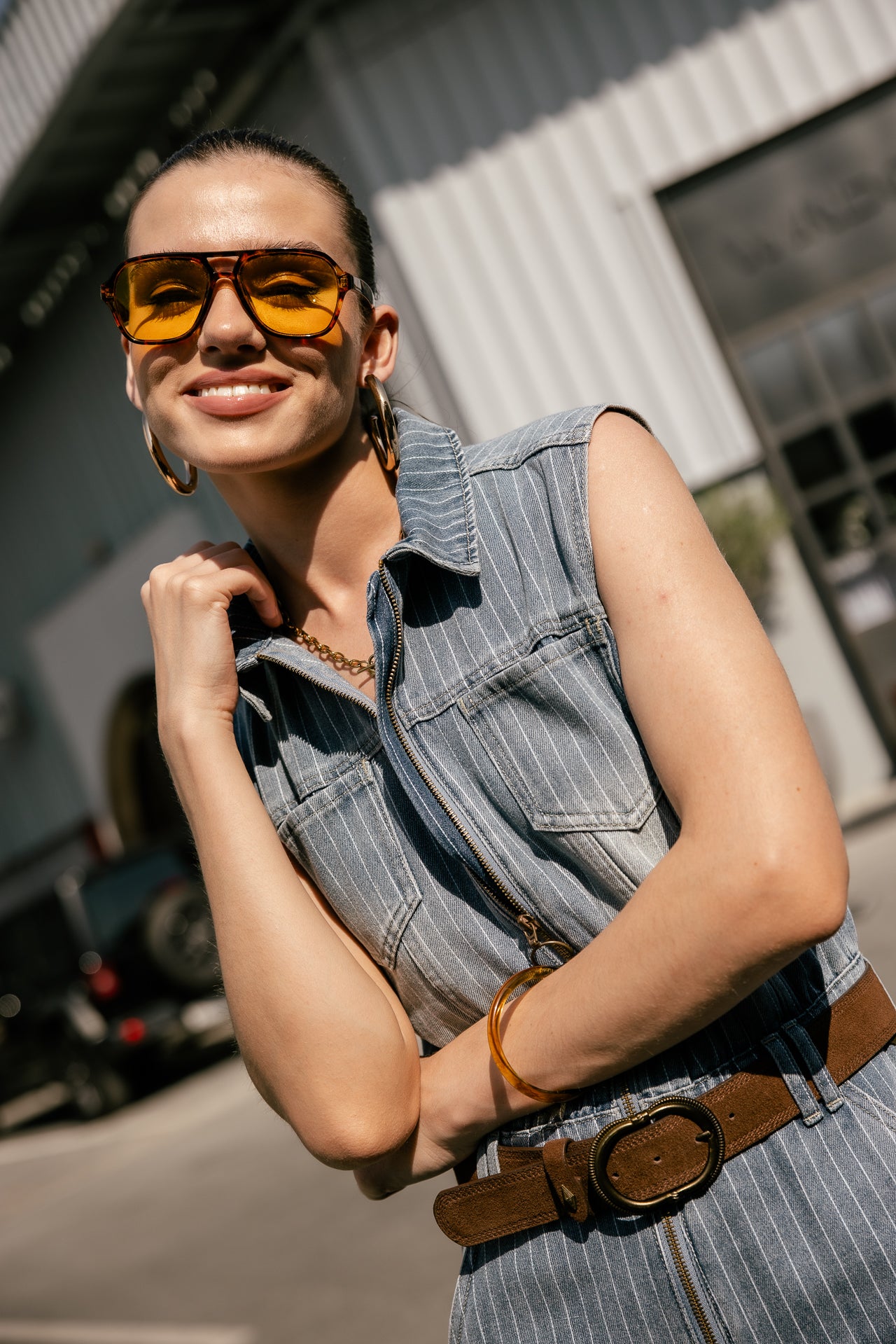 

Combinaison rayée Femme Glorya Denim jerez | Freeman T. Porter