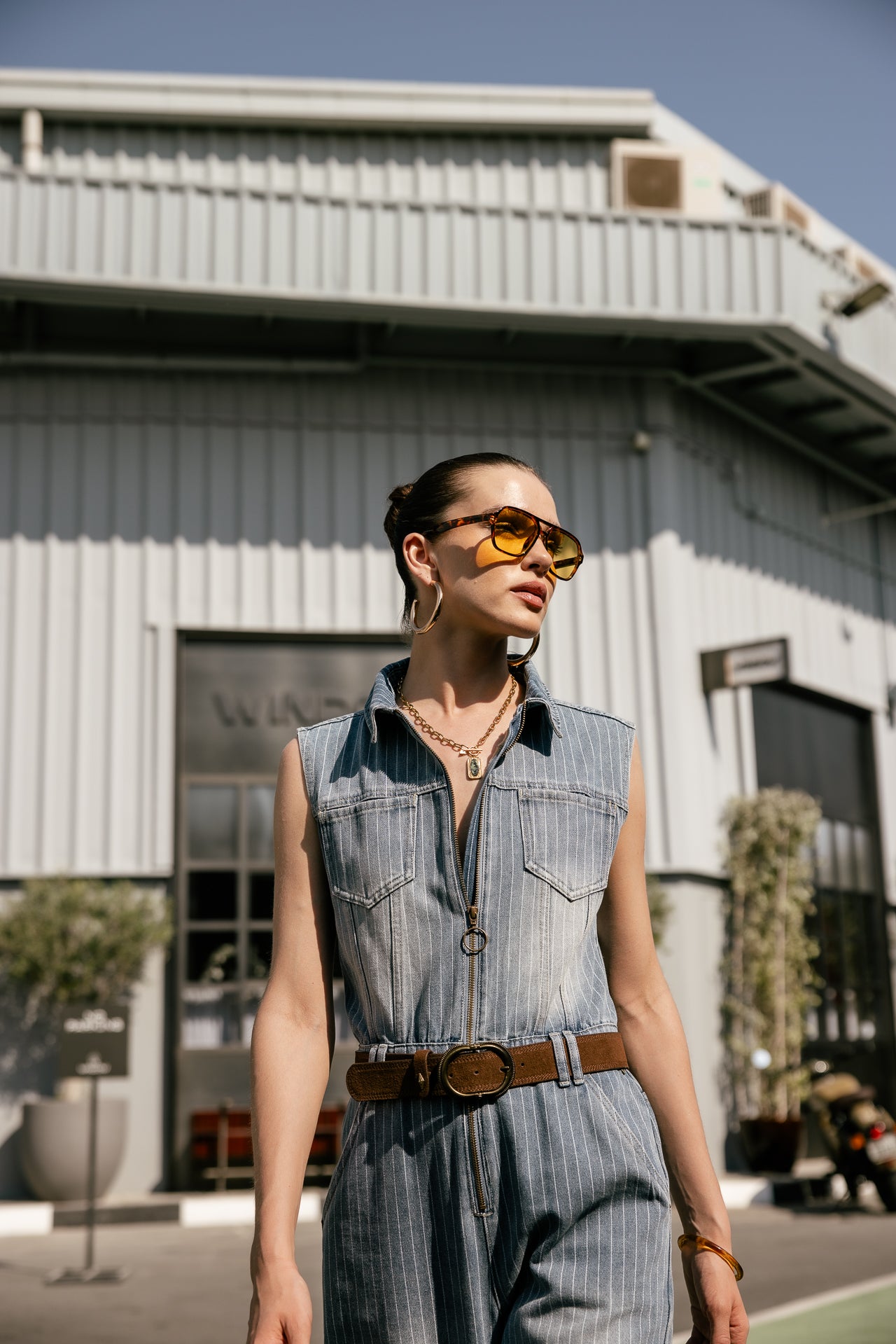 

Combinaison rayée Femme Glorya Denim jerez | Freeman T. Porter