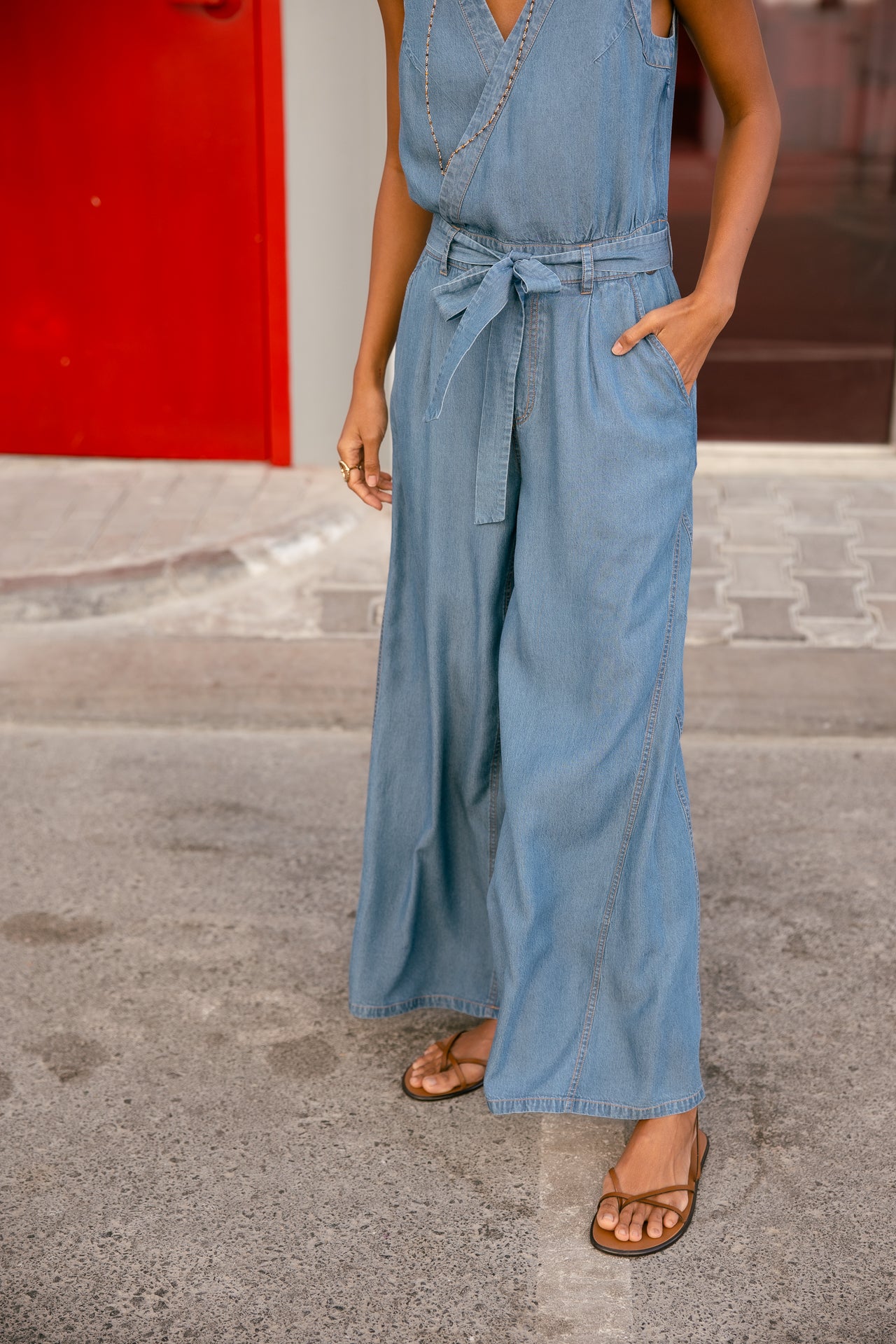 

Combinaison amle Femme Chillow Plain denim blue | Freeman T. Porter