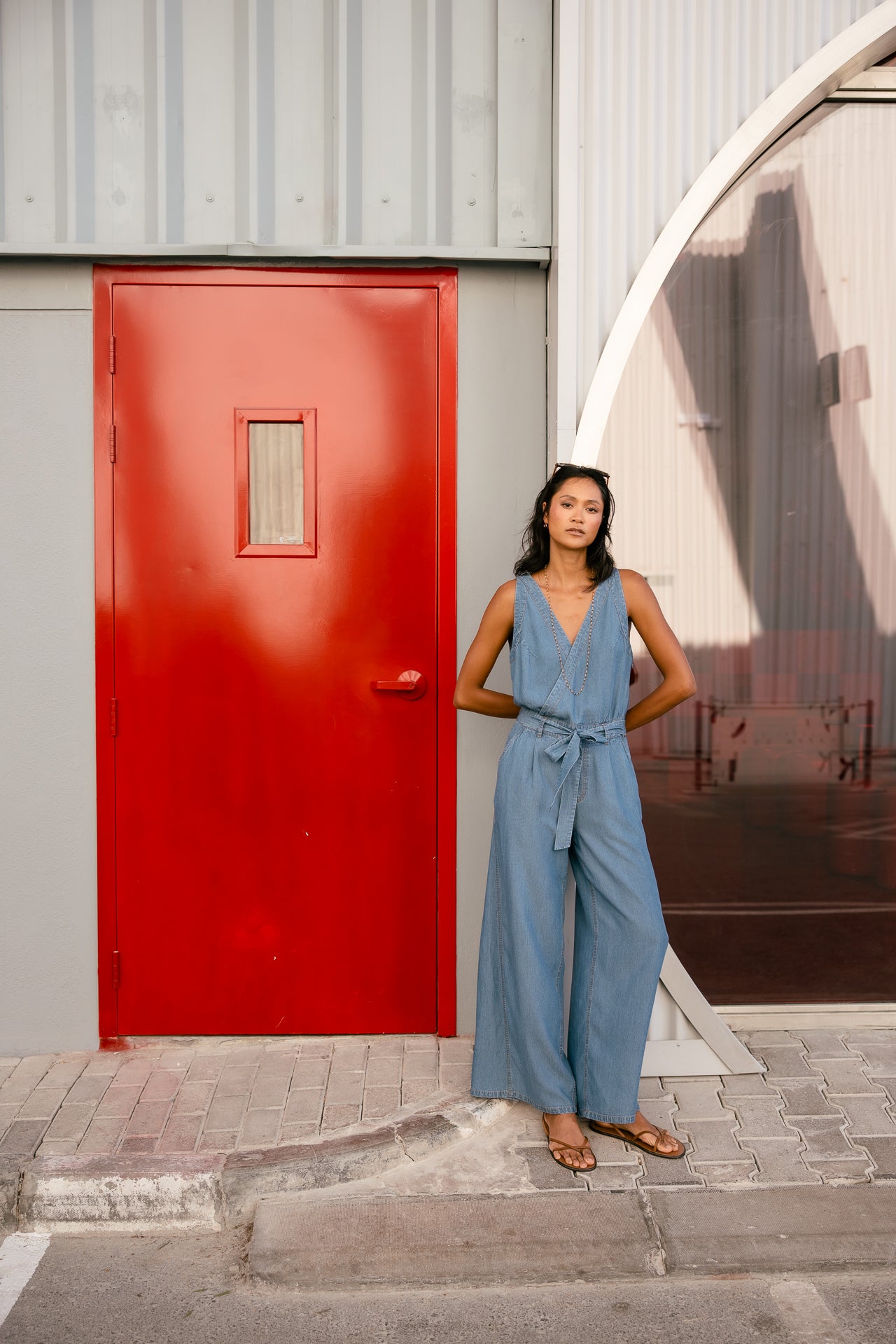 

Combinaison amle Femme Chillow Plain denim blue | Freeman T. Porter