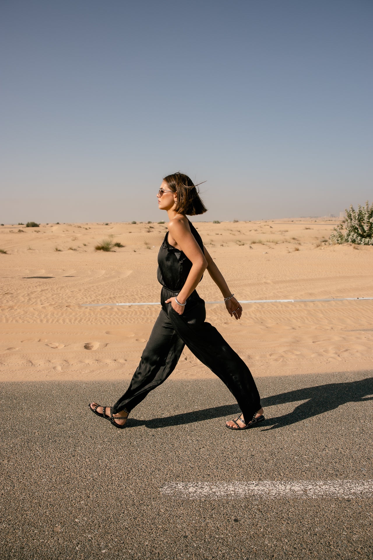 

Weit geschnittener Overall Damen Chelly Plain black | Freeman T. Porter