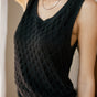 

Top de tirantes de punto cinta Mujer Divane black | Freeman T. Porter