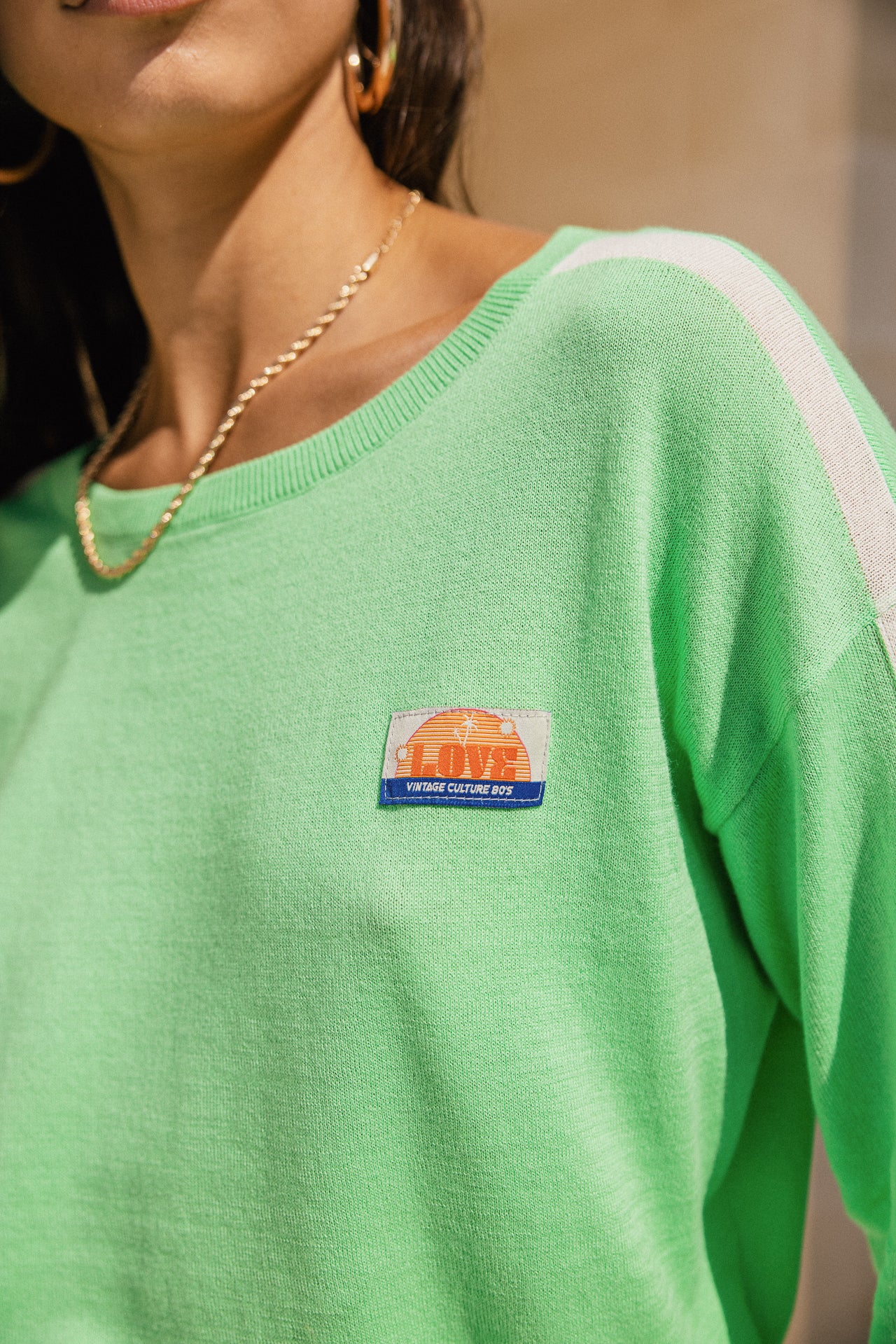 

Pull leger en maille col rond Femme Primo spring / off white | Freeman T. Porter