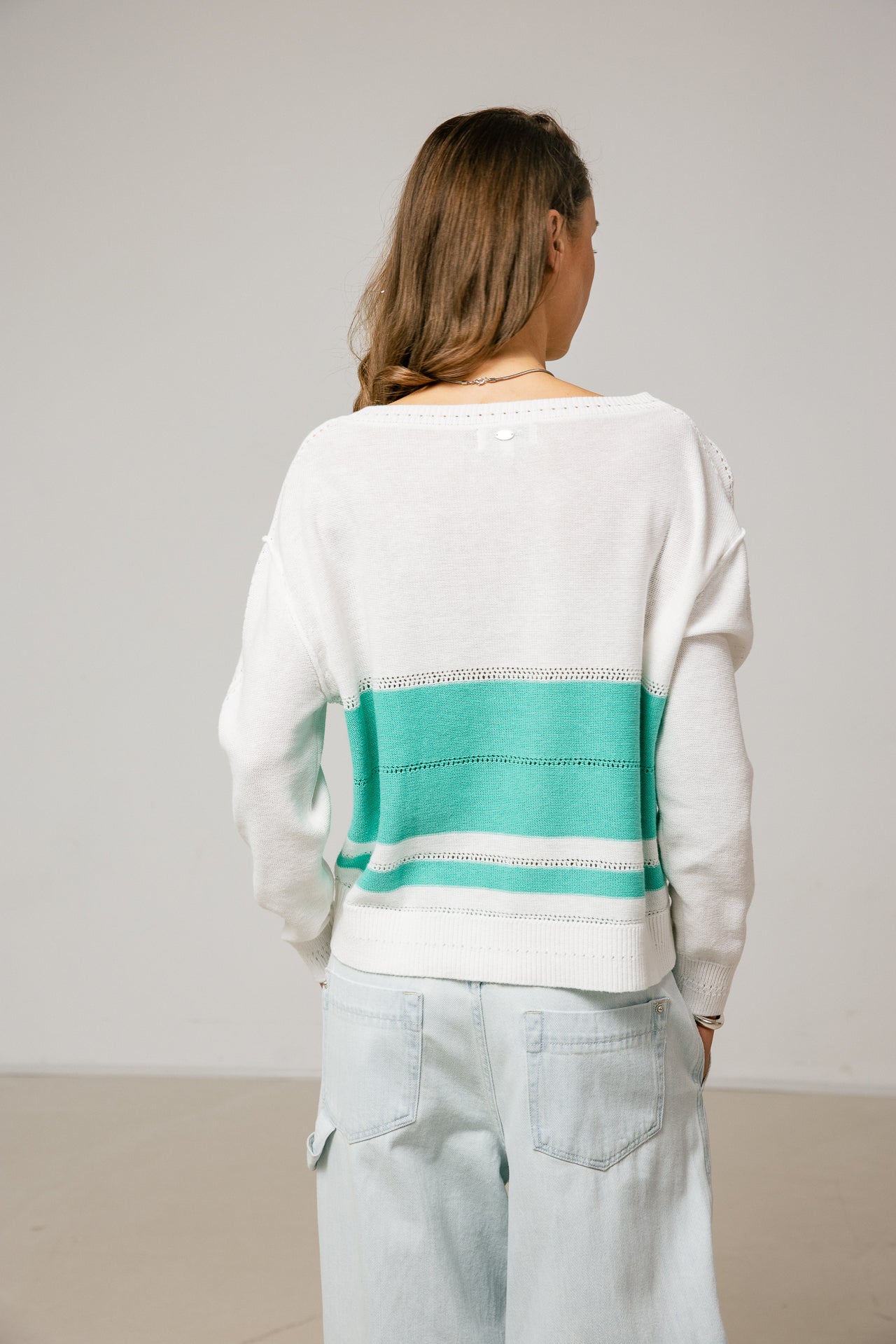 

Cropped jumper Women Prola blanc/mer | Freeman T. Porter