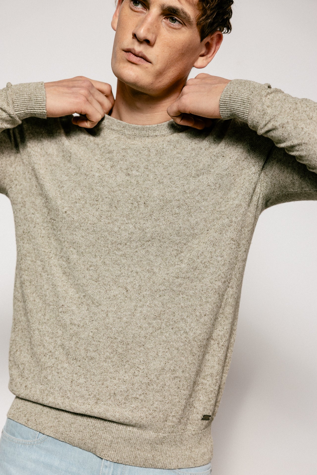 

Pull coupe droite Homme Sonny Heather mercury | Freeman T. Porter