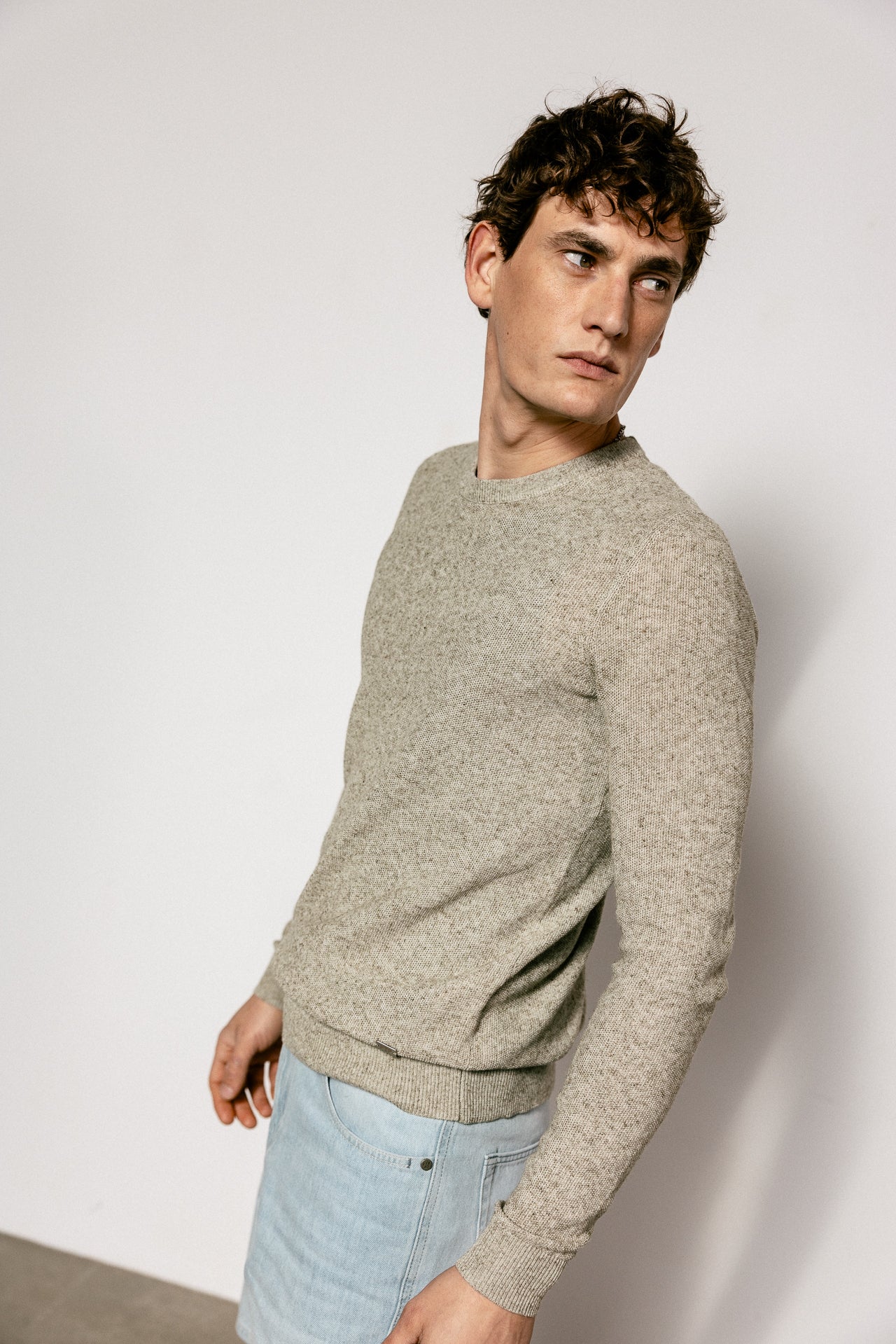 

Pull coupe droite Homme Sonny Heather mercury | Freeman T. Porter