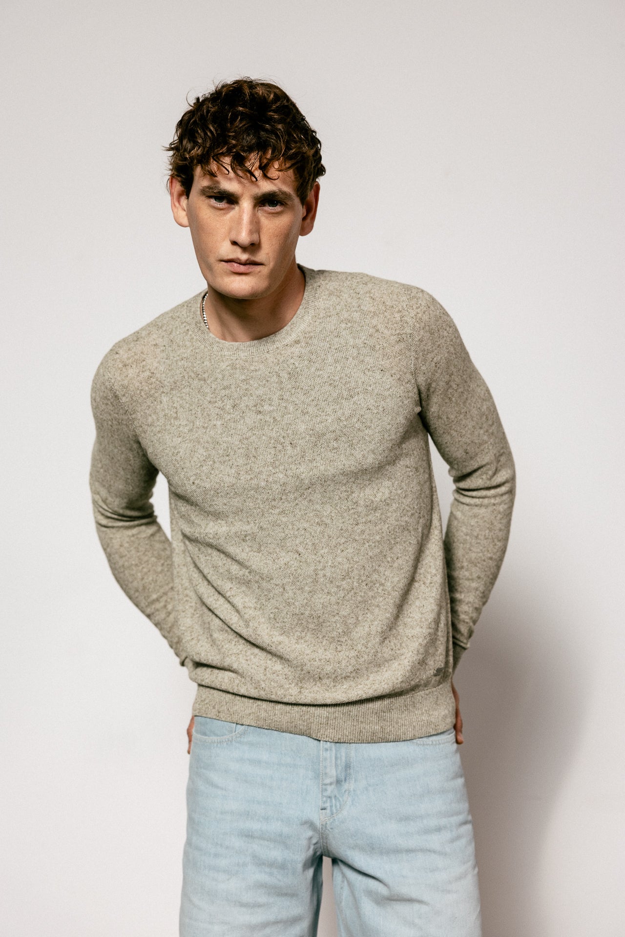 

Pull coupe droite Homme Sonny Heather mercury | Freeman T. Porter