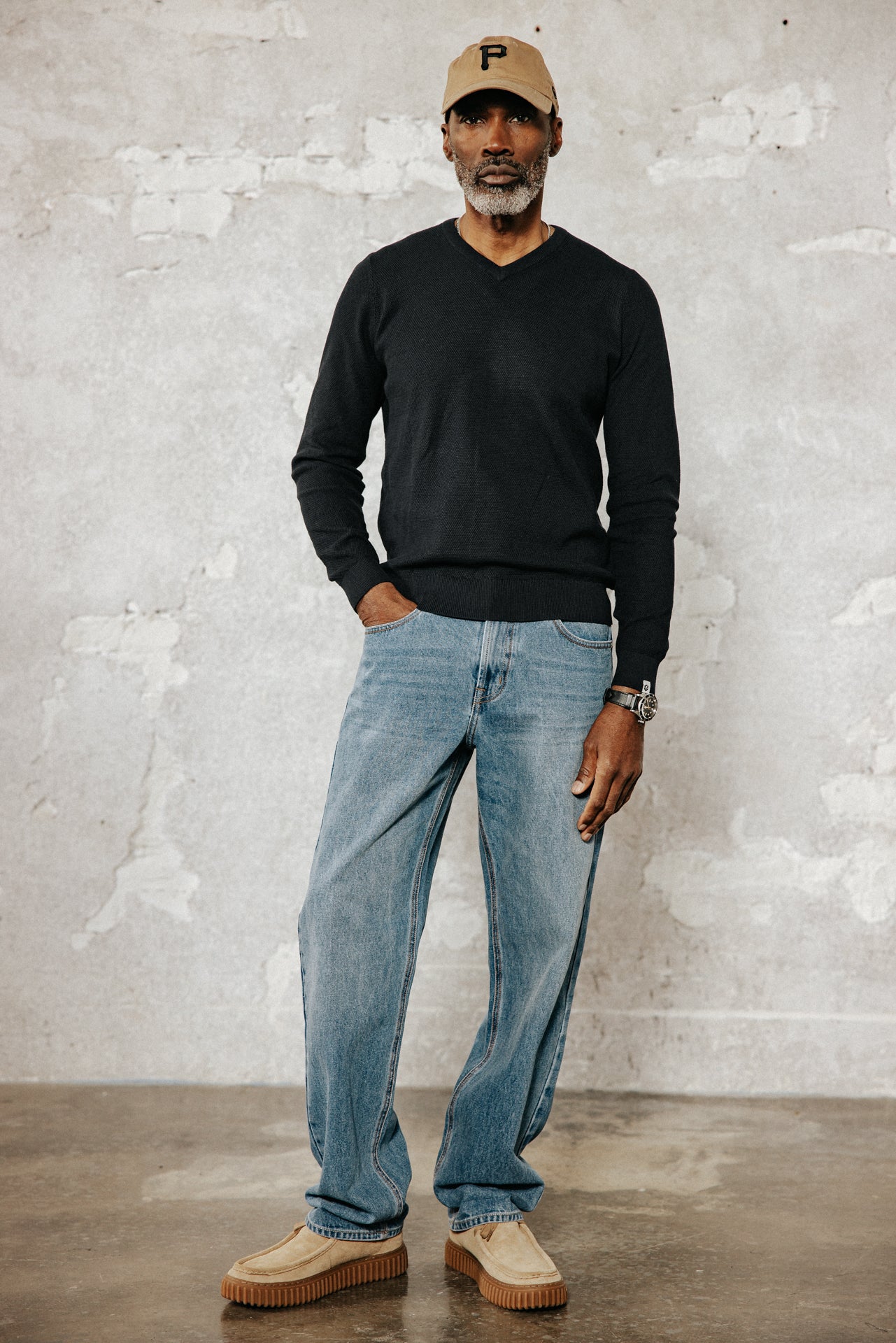 

Jersey de corte recto Hombre Edgar Pima sky captain | Freeman T. Porter