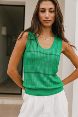 

Strick-Tanktop  Damen Dulcia Fancy Rib jelly bean | Freeman T. Porter