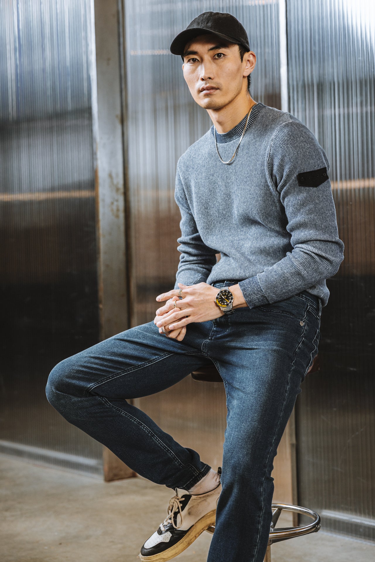 

Pull coupe droite Homme Yanis Daigon original | Freeman T. Porter