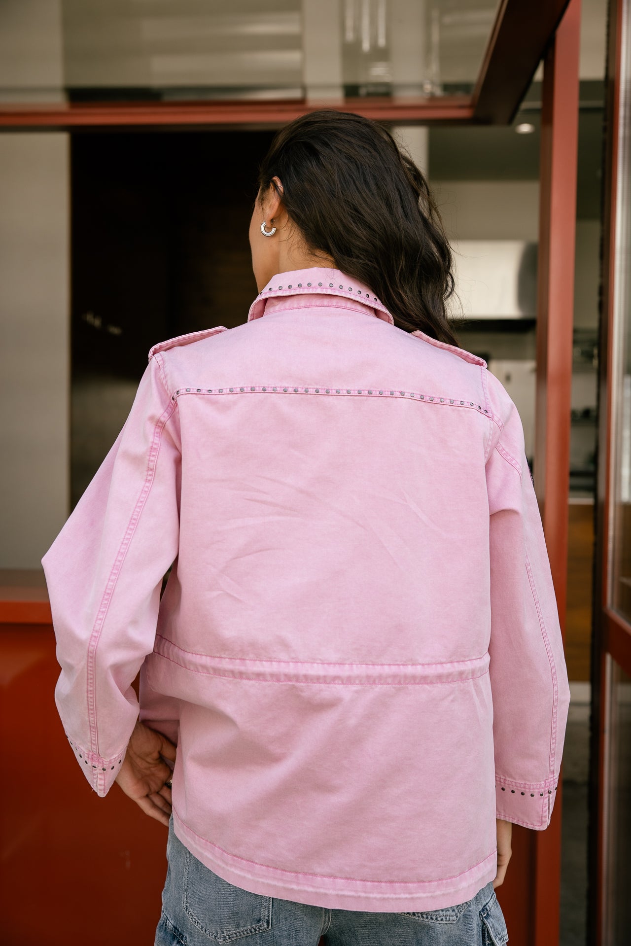 Parka de estilo militar Maylis Peace, orquídea salvaje | Freeman T