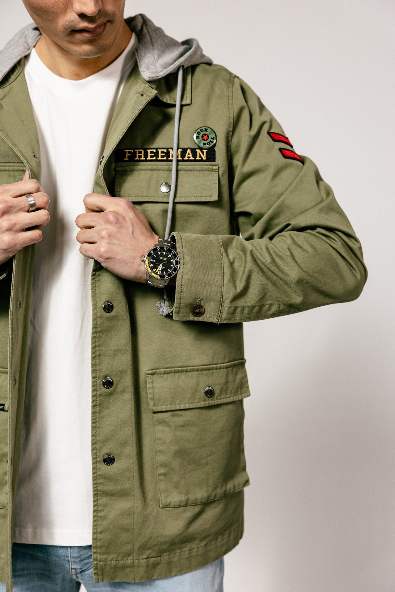 
              

Surchemise coupe droite Homme Tyto Break light khaki | Freeman T. Porter
            