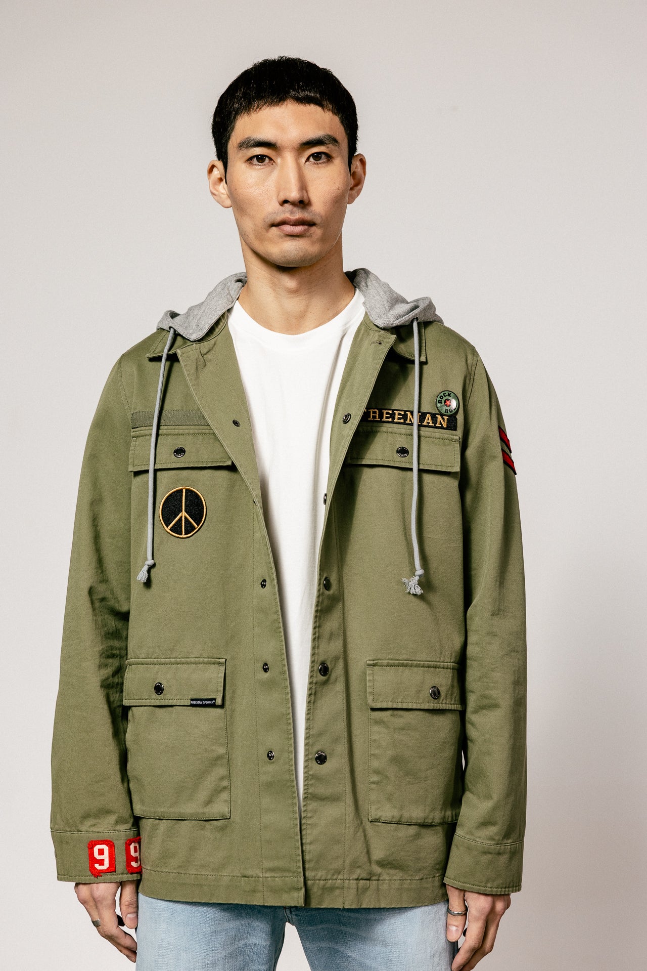 

Surchemise coupe droite Homme Tyto Break light khaki | Freeman T. Porter