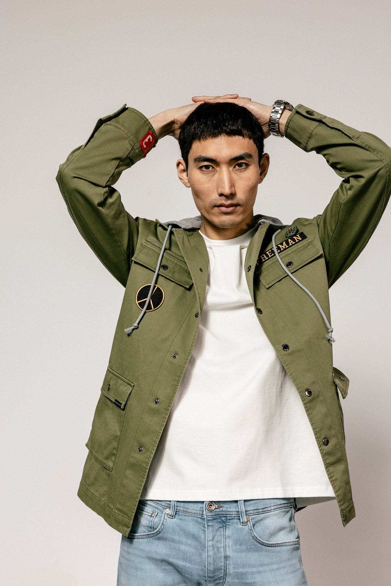 

Surchemise coupe droite Homme Tyto Break light khaki | Freeman T. Porter