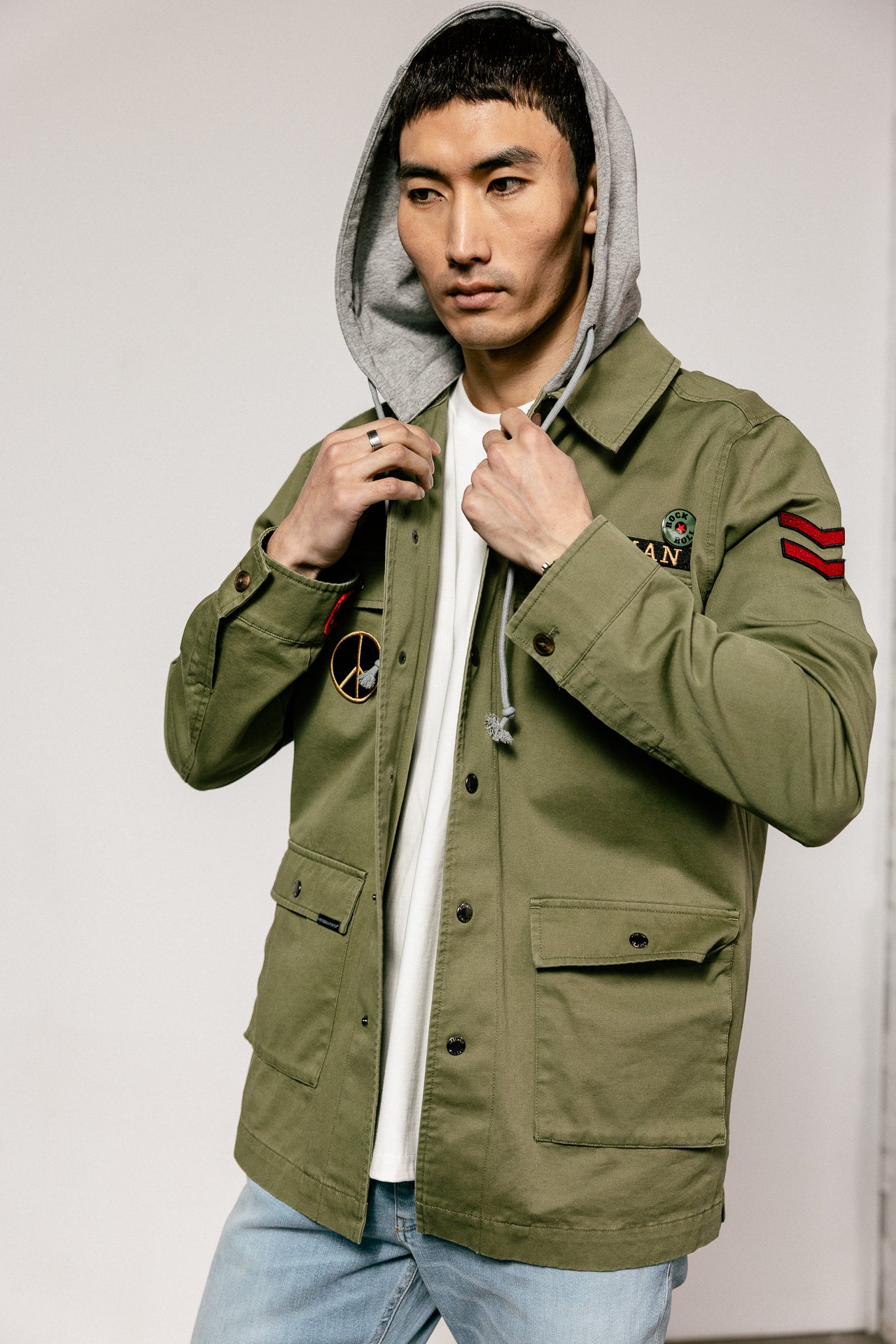 

Surchemise coupe droite Homme Tyto Break light khaki | Freeman T. Porter