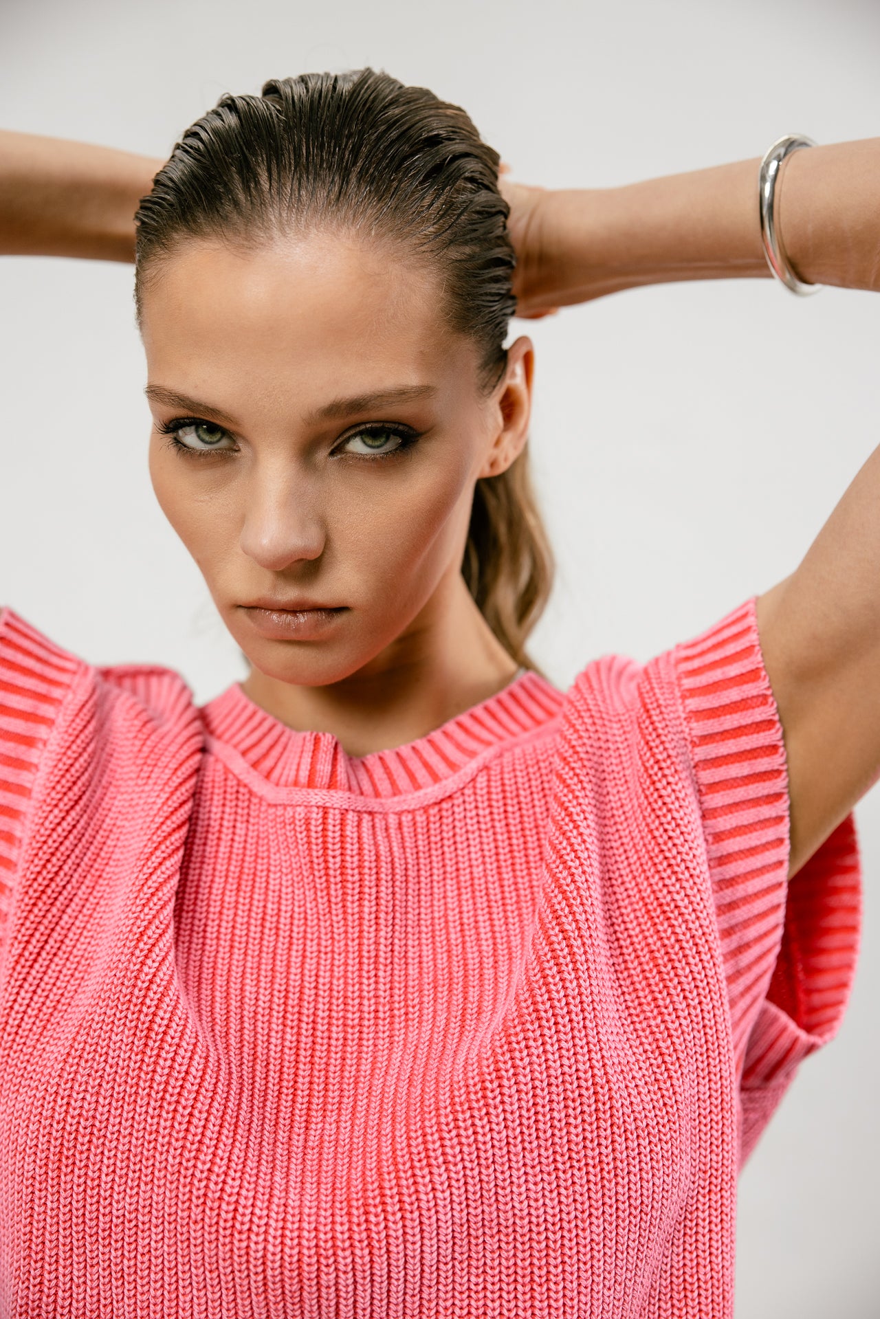 

Pull sans manche zippé Femme Phancy Summer hibiscus | Freeman T. Porter