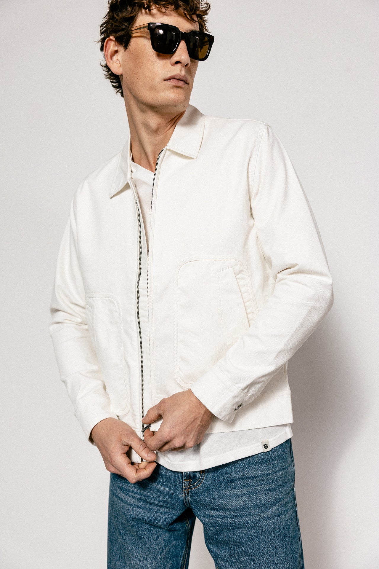 

Blouson coupe droite Homme Antonio Sumai white | Freeman T. Porter
