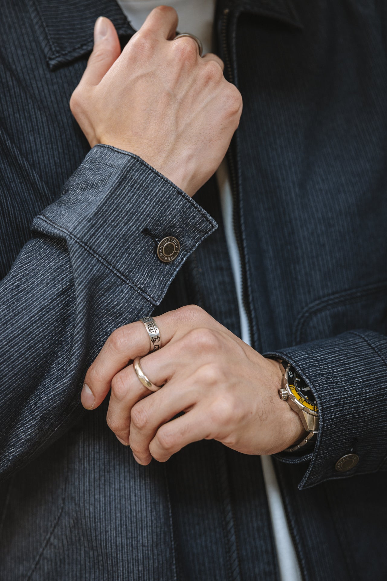 

Blouson coupe droite Homme Antonio Sumai dark denim | Freeman T. Porter