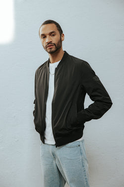 

Straight fit blouson Men Nelson Boss black | Freeman T. Porter