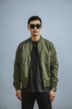 

Straight cut bomber jacket Men Nelson Boss khaki | Freeman T. Porter