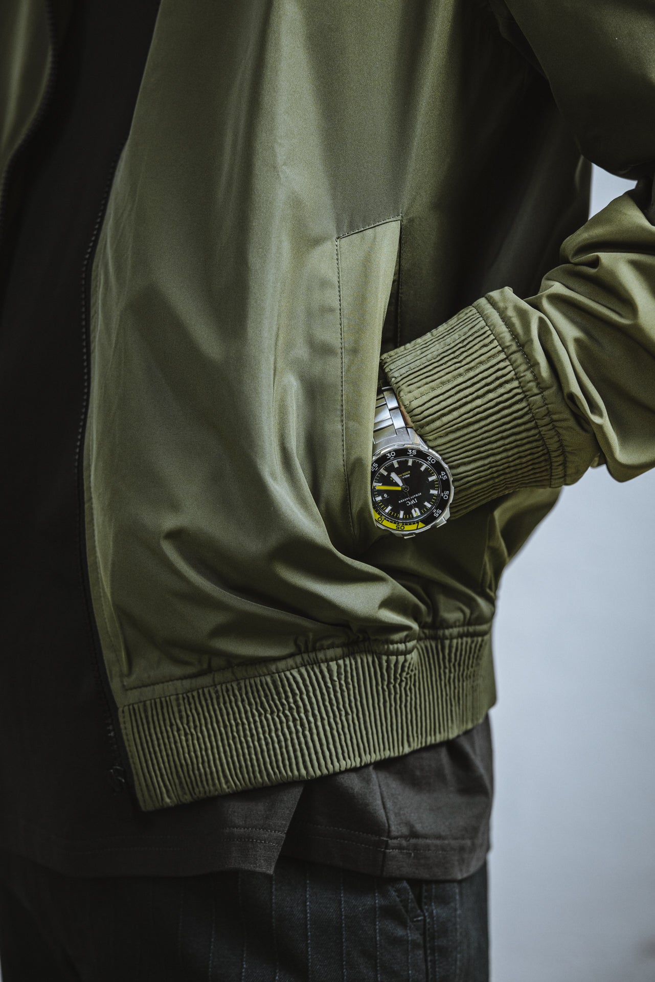 

Blouson coupe droite Homme Nelson Boss khaki | Freeman T. Porter