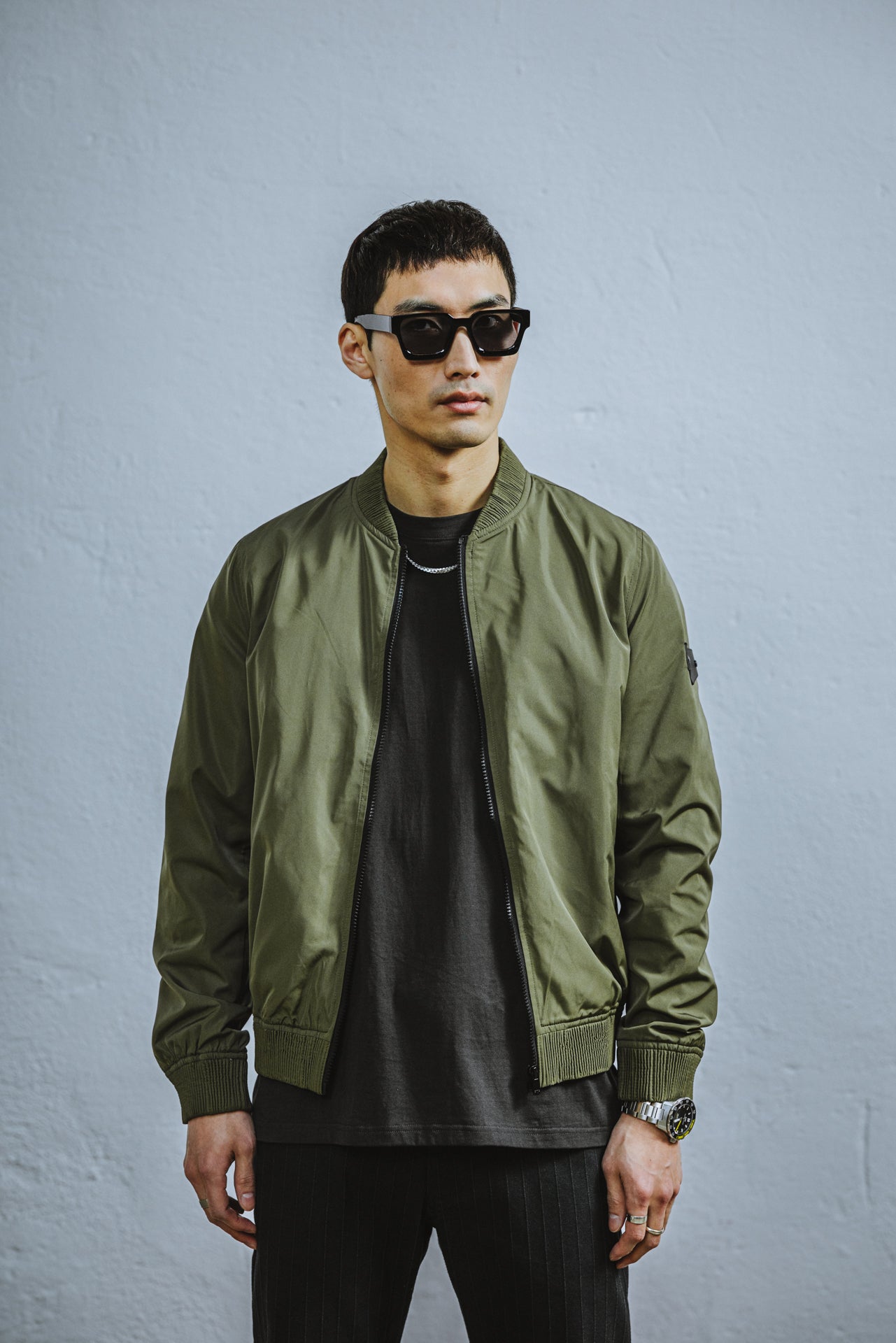 

Blouson coupe droite Homme Nelson Boss khaki | Freeman T. Porter