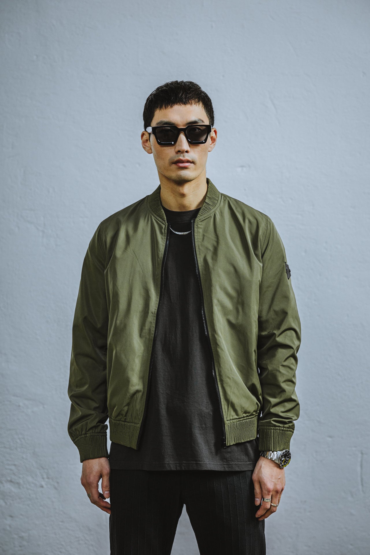 

Blouson coupe droite Homme Nelson Boss khaki | Freeman T. Porter