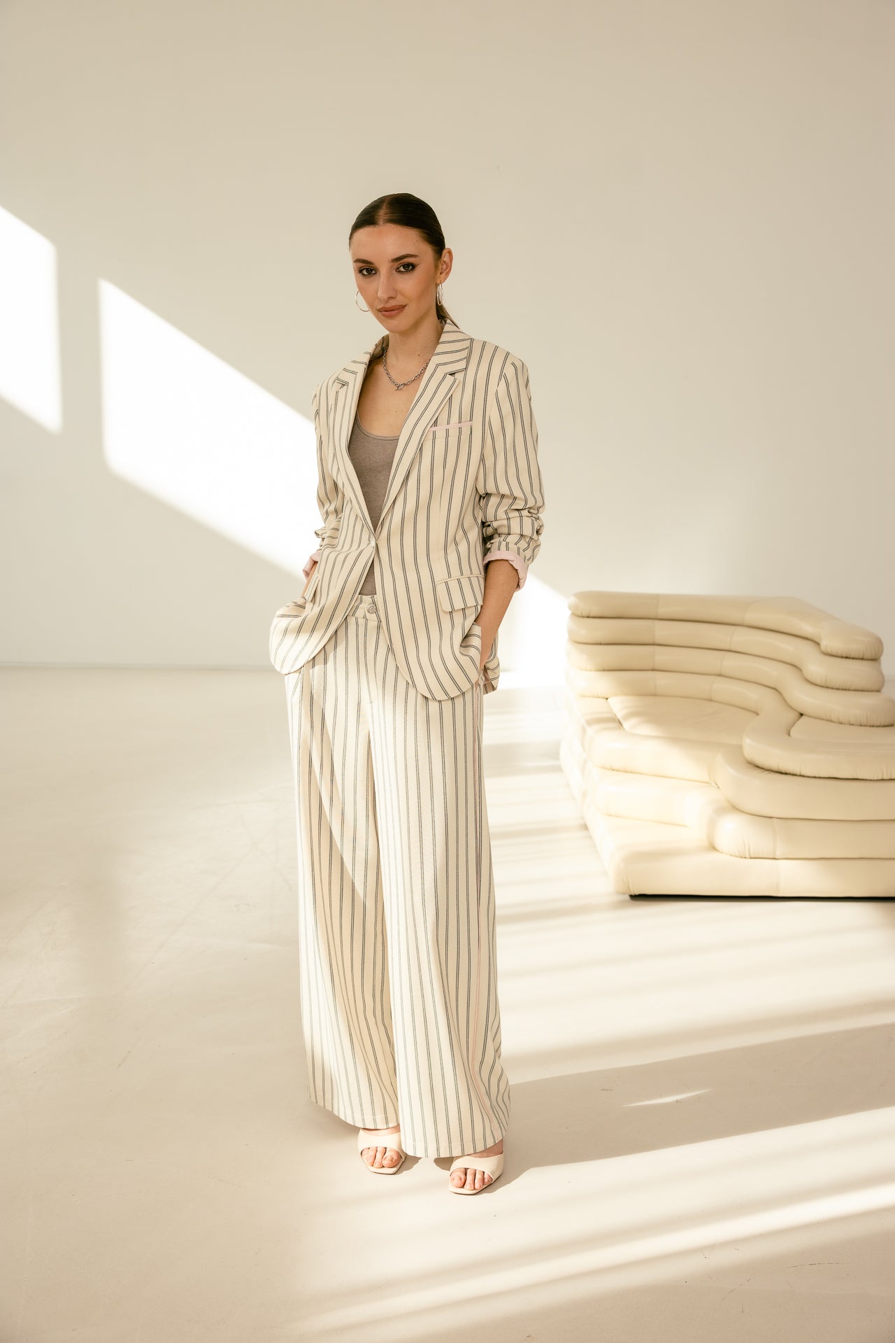 

Blazer large rayé Femme Maria Everton original | Freeman T. Porter