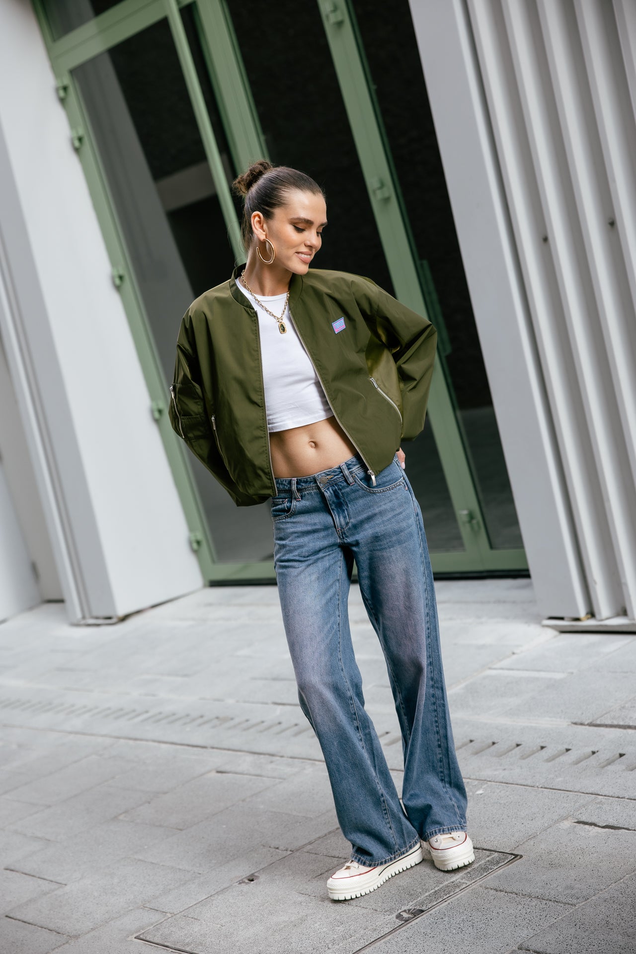 

Veste courte   Femme Virama Mix loden green | Freeman T. Porter