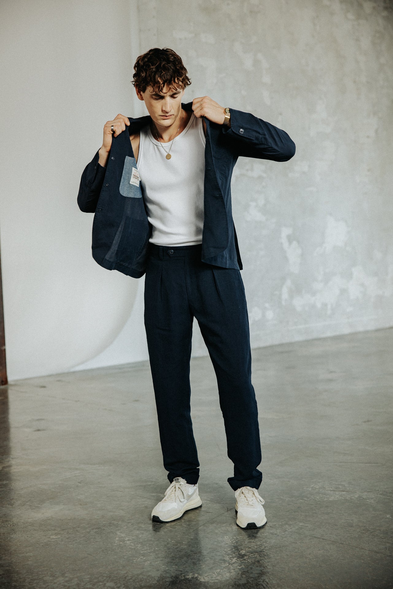 

Veste blazer utilitaire Homme Bank Somero navy | Freeman T. Porter