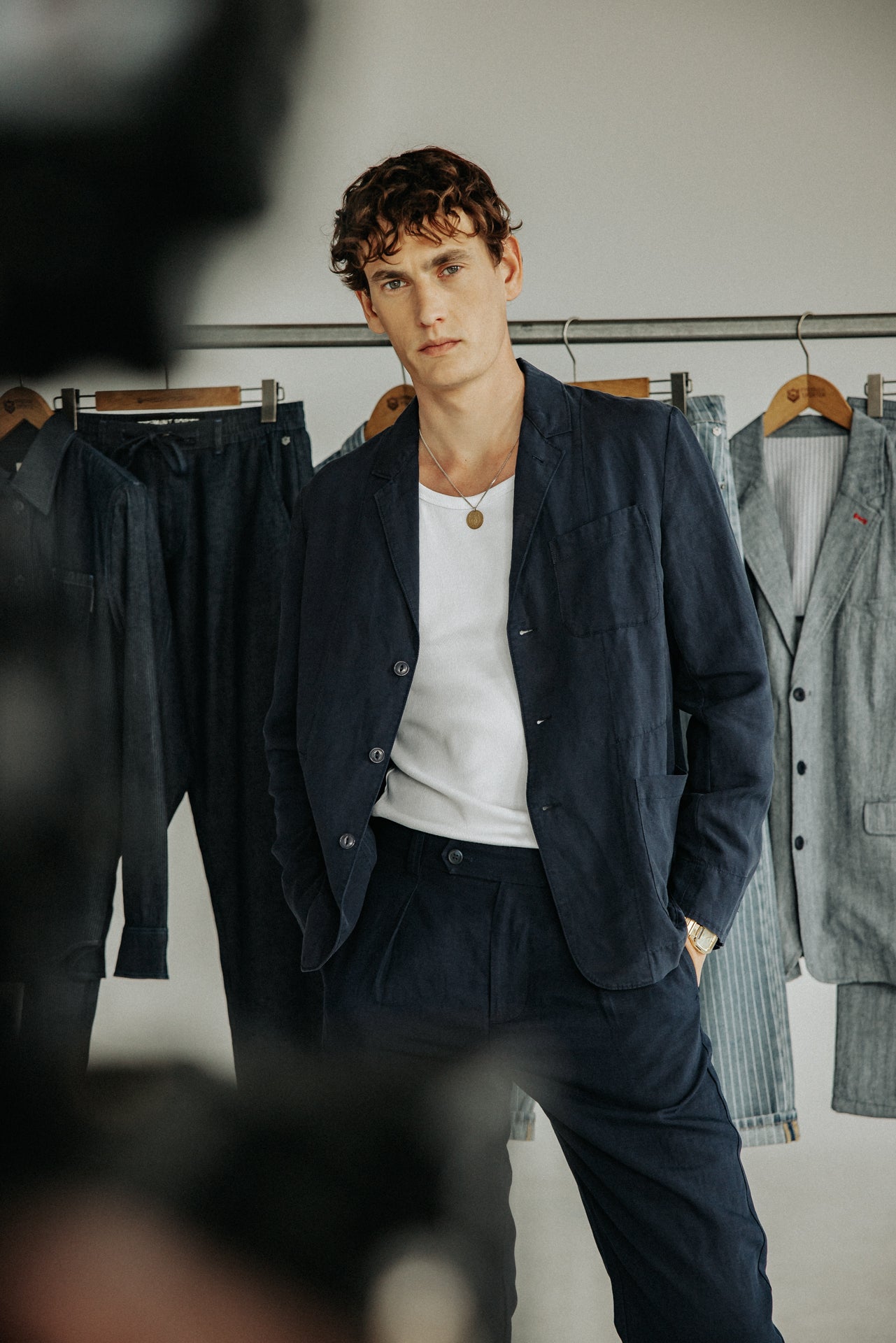 

Veste blazer utilitaire Homme Bank Somero navy | Freeman T. Porter