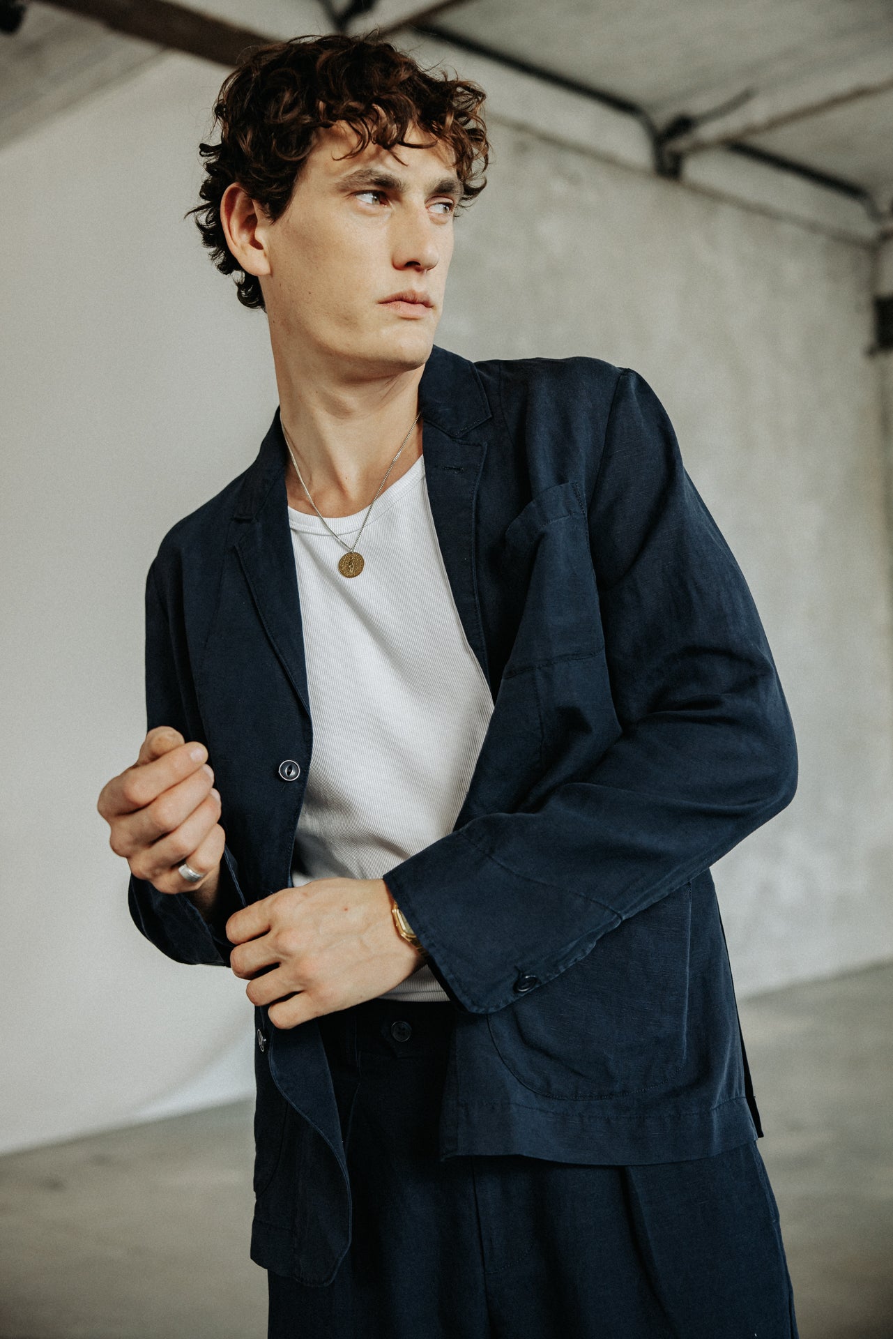 

Veste blazer utilitaire Homme Bank Somero navy | Freeman T. Porter