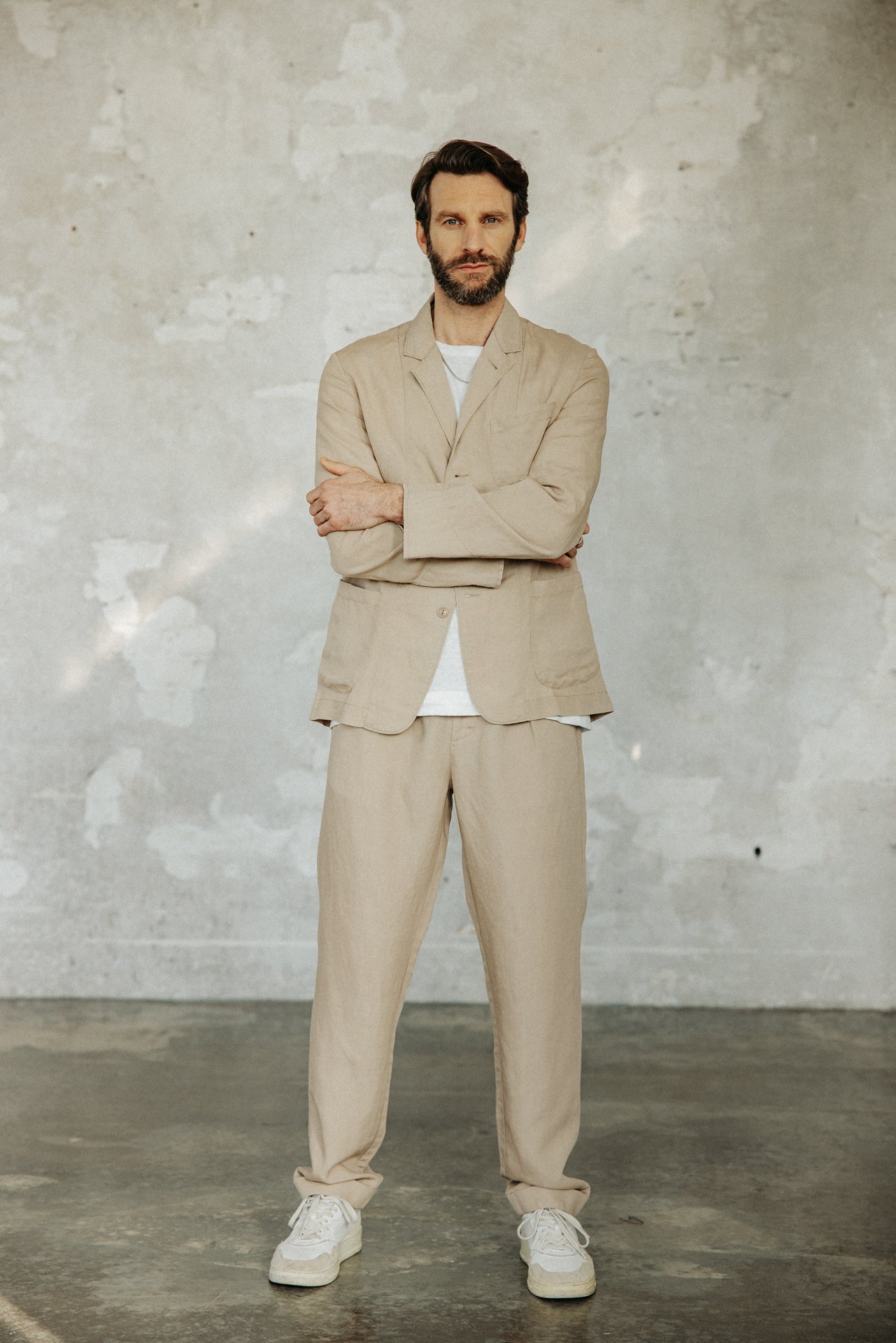 

Veste blazer utilitaire Homme Bank Somero beige | Freeman T. Porter