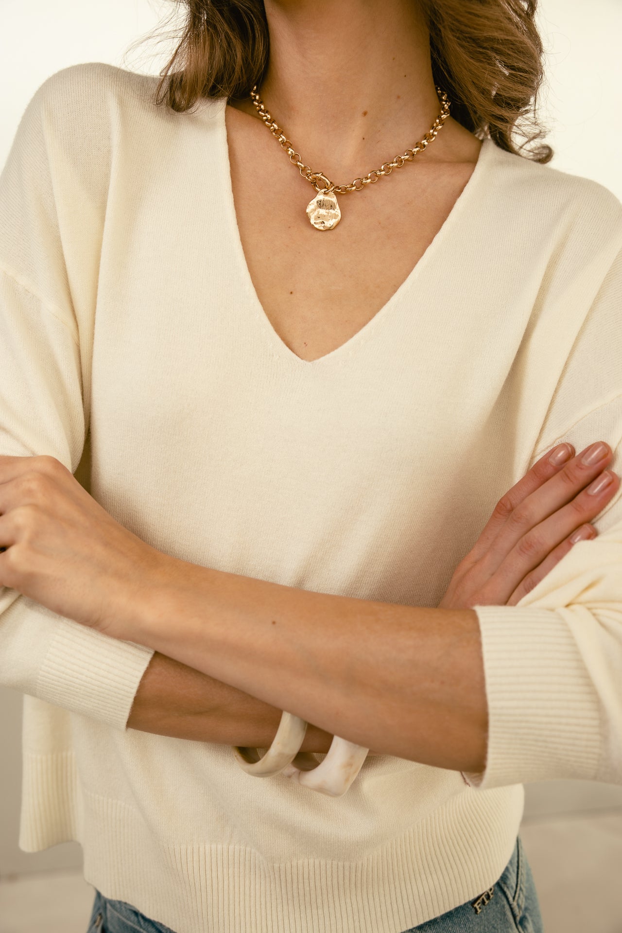   
            

Pull ample Femme Pram Summer pearled ivory | Freeman T. Porter
          