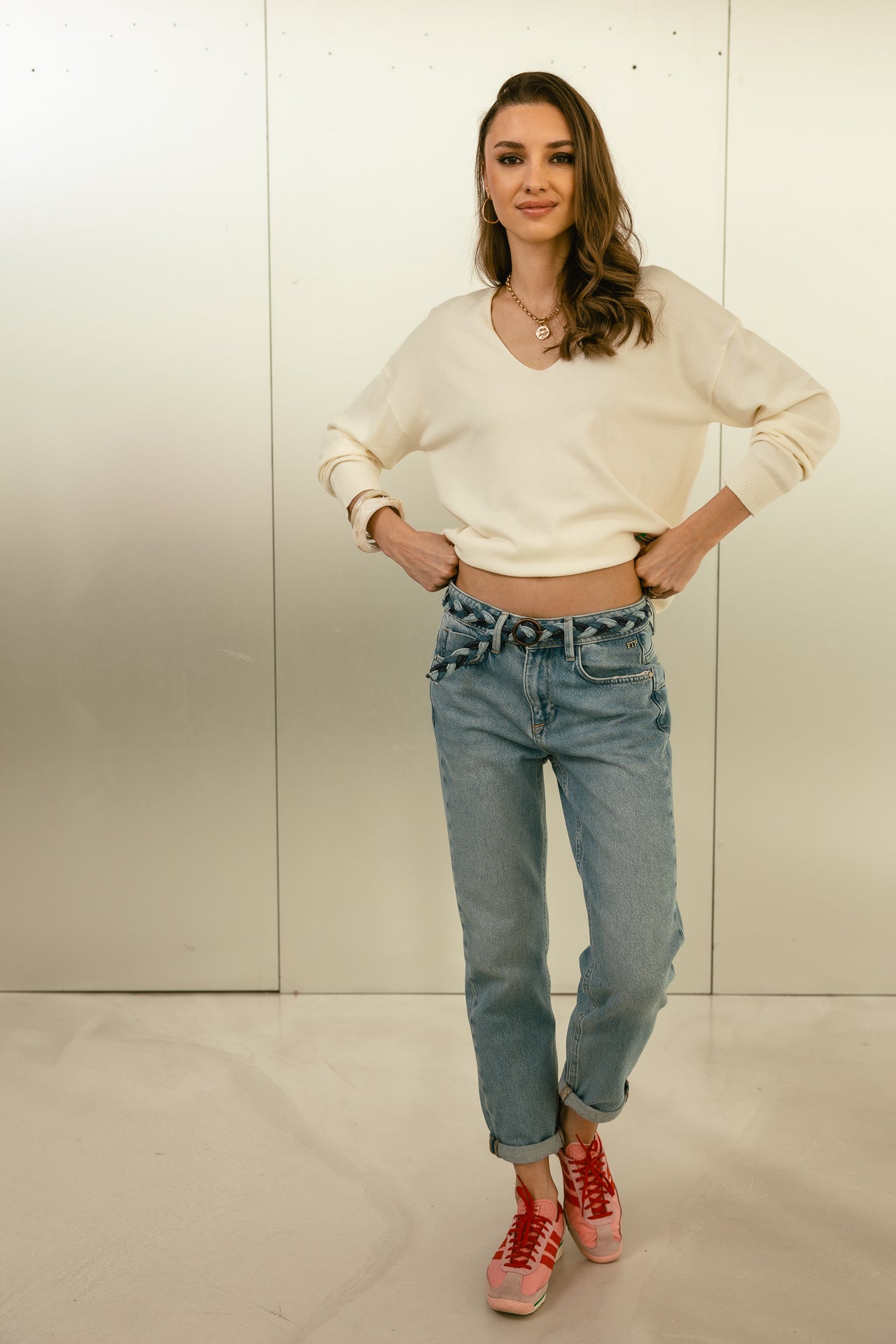 

Pull ample Femme Pram Summer pearled ivory | Freeman T. Porter