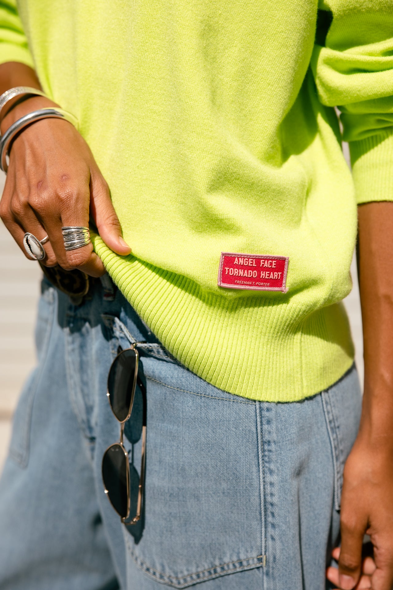 

Pull ample Femme Pram Summer sharp green | Freeman T. Porter