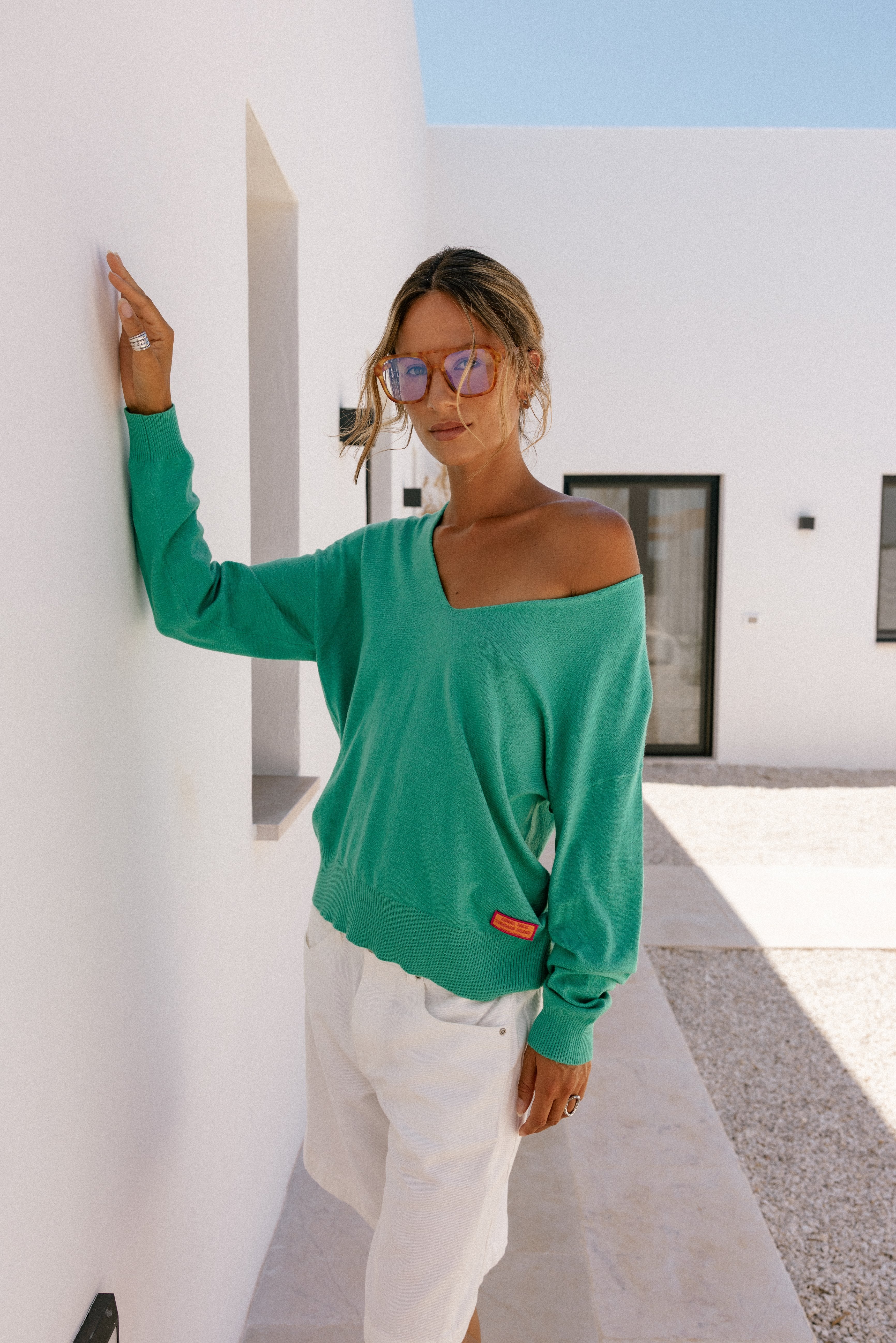 
              

Pull ample Femme Pram Summer peacock green | Freeman T. Porter
            