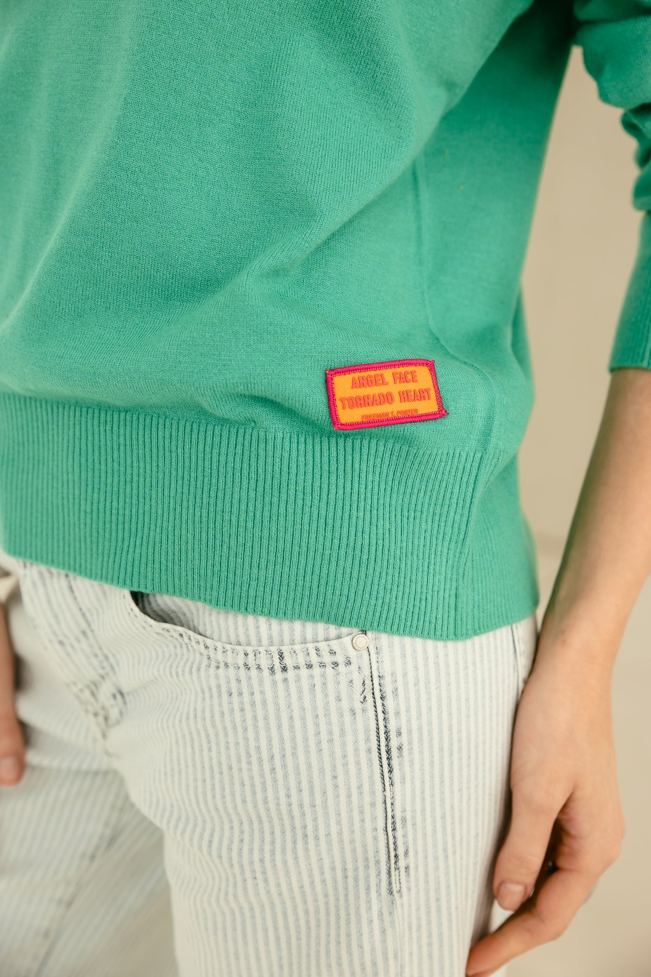 

Pull ample Femme Pram Summer peacock green | Freeman T. Porter