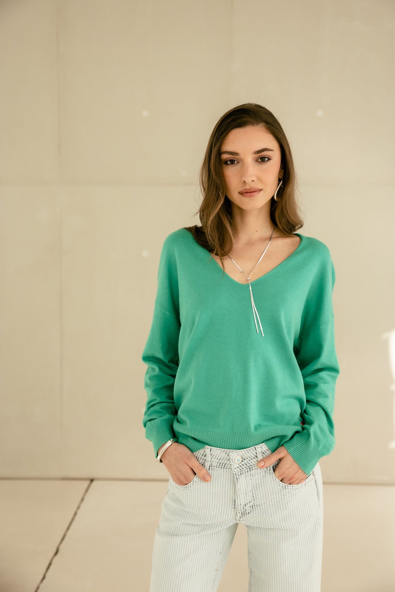 

Pull ample Femme Pram Summer peacock green | Freeman T. Porter