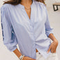 

Blouse évasée ajourée Femme Challyne Nostalgia blue | Freeman T. Porter