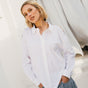 

Chemise aux épaules dénudées Femme Cruza Plain white | Freeman T. Porter